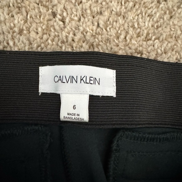 Calvin Klein Size 6 Active Stretch Work Pants Teal Back Pockets - Picture 2 of 4